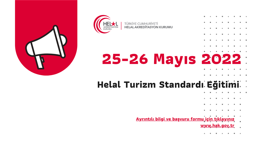 Helal Turizm Standardı Eğitimi (25-26 Mayıs 2022)