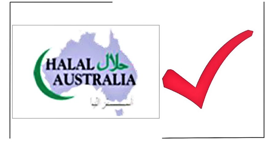 Avustralya’da yerleşik “Halal Australia Pty Ltd” HAK tarafından akredite edilmiştir.