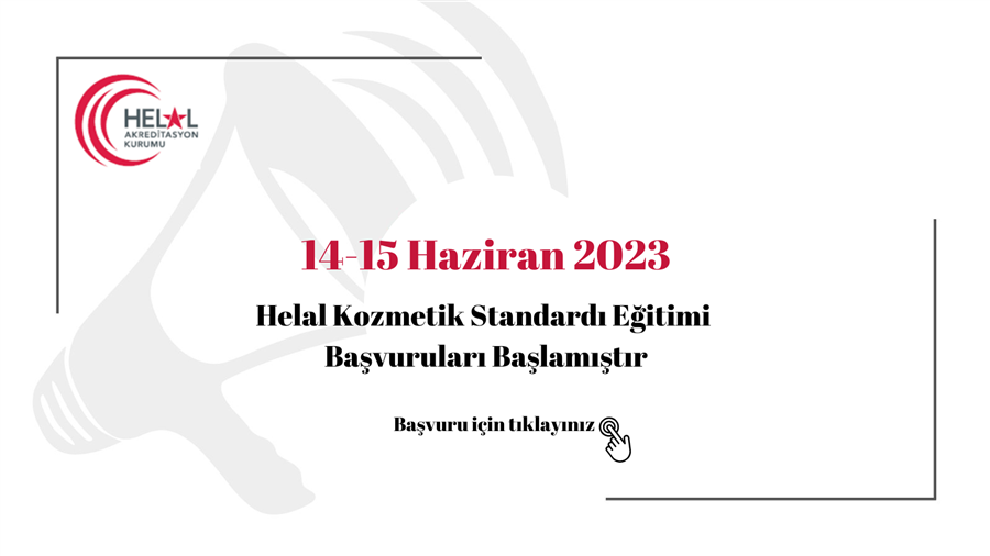 Helal Kozmetik Standardı Eğitimi