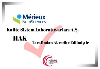 Kalite Sistem Laboratuvarları A.Ş. OIC/SMIIC yaklaşımına göre HAK tarafından akredite edilmiştir