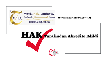 World Halal Authority (WHA) HAK tarafından OIC/SMIIC yaklaşımına göre akredite edilmiştir