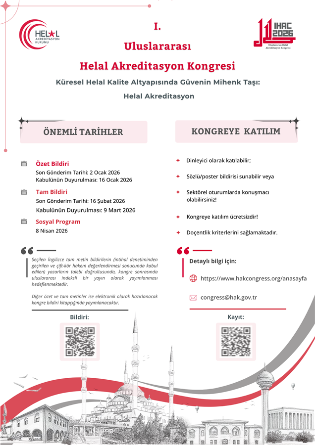 I. Uluslararası Helal Akreditasyon Kongresi - Görsel 2