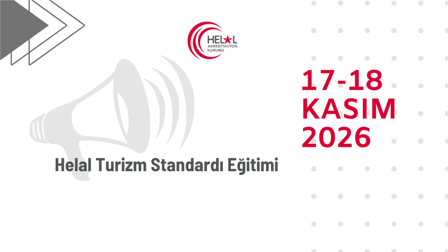Helal Turizm Standardı Eğitimi (17-18 Kasım 2026)
